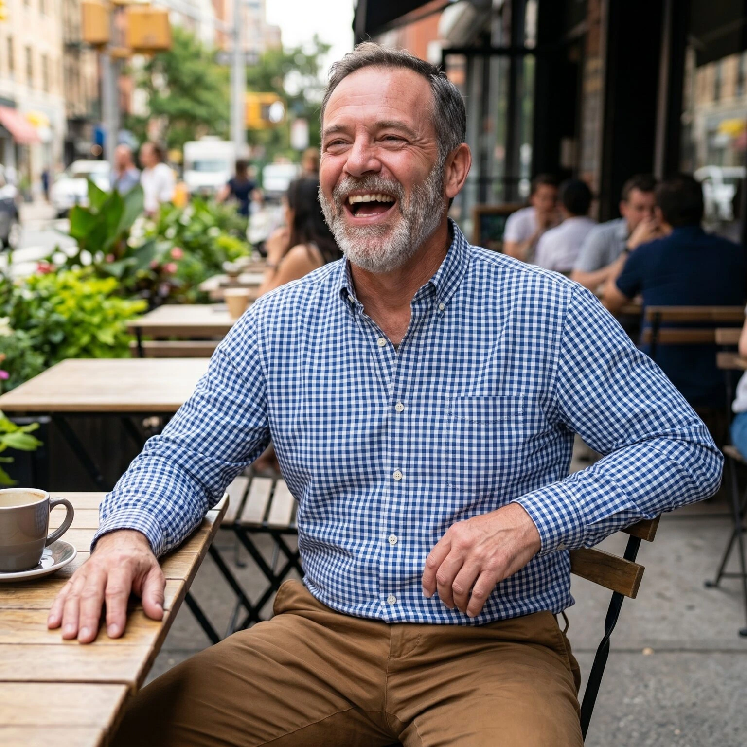 Man enjoying an active lifestyle